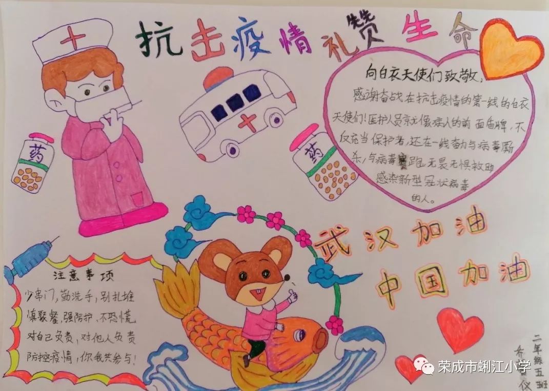 【成长分享】"抗击疫情 礼赞生命"——二年级小公民抗