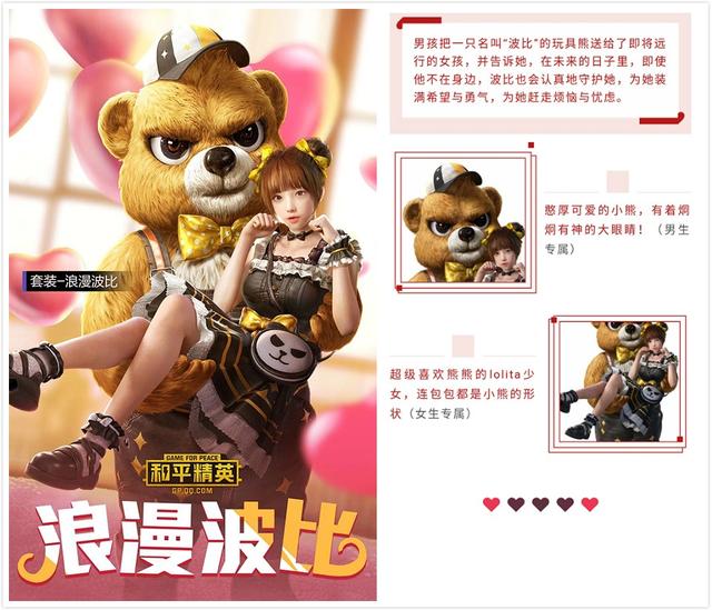 而这一款"浪漫波比"套装,完全是两款不同的套装了!