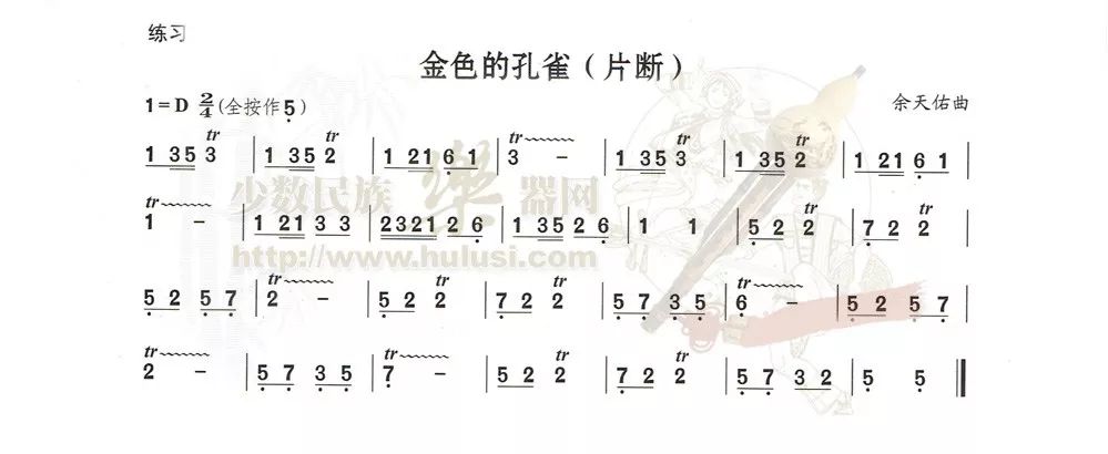 葫芦丝技巧讲解示范波音与颤音