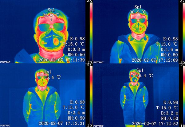 人体正常温度与异常体温的温差很小,能通过热像画面识别出来么?