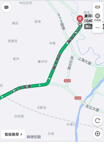 新春路—澧水路—星江路—兴达路—栀香路—上海大道—出城; g312国道