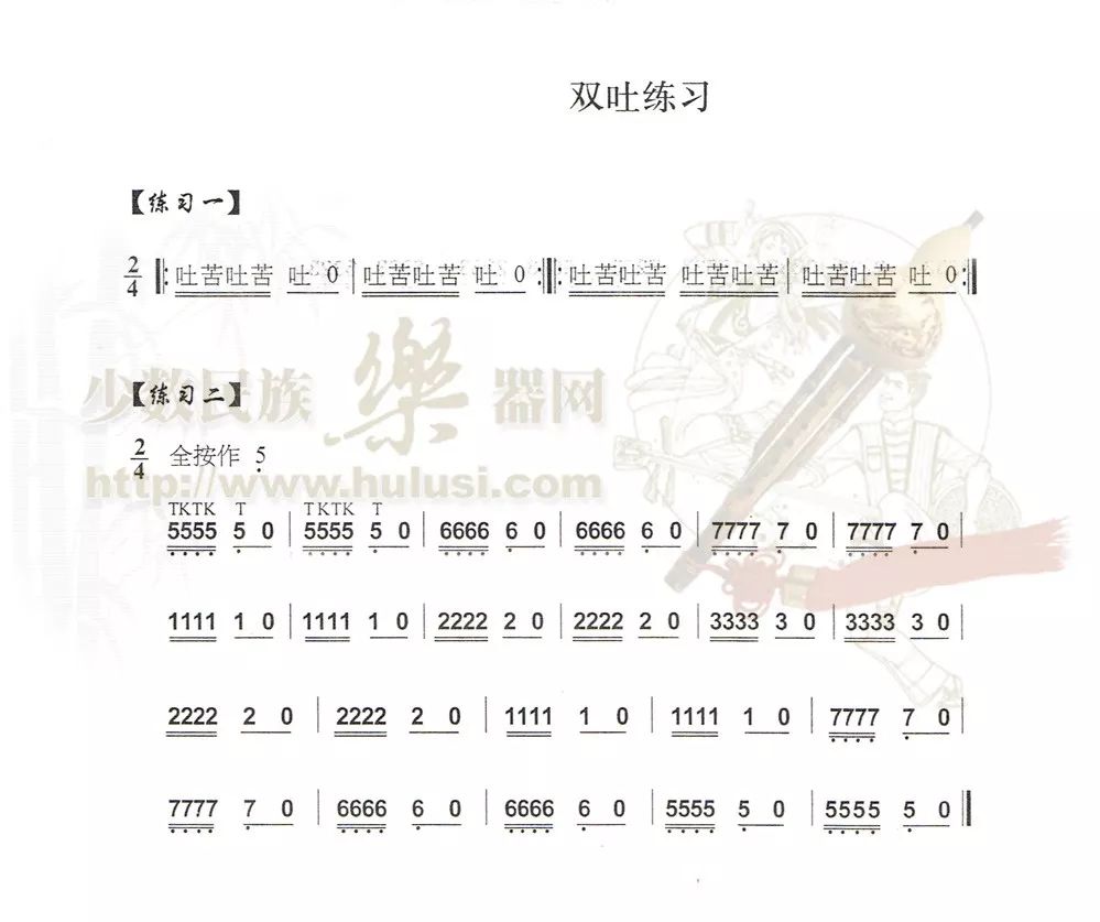 葫芦丝单吐三吐双吐指导示范