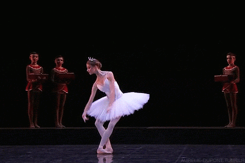 纯洁的白天鹅和邪恶的黑天鹅在tutu裙的映衬下展现出了芭蕾强大的生命