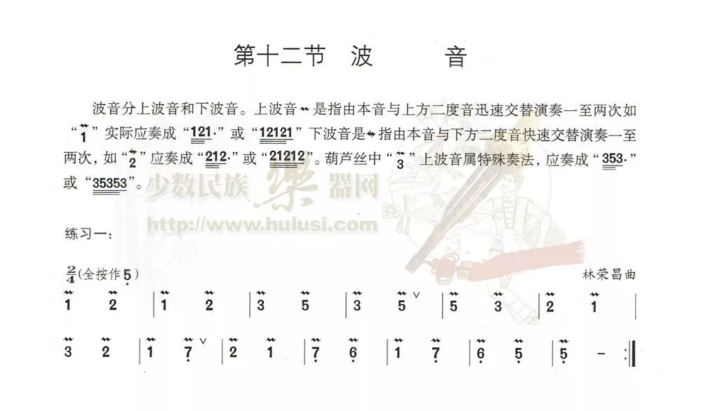 葫芦丝技巧讲解示范波音与颤音