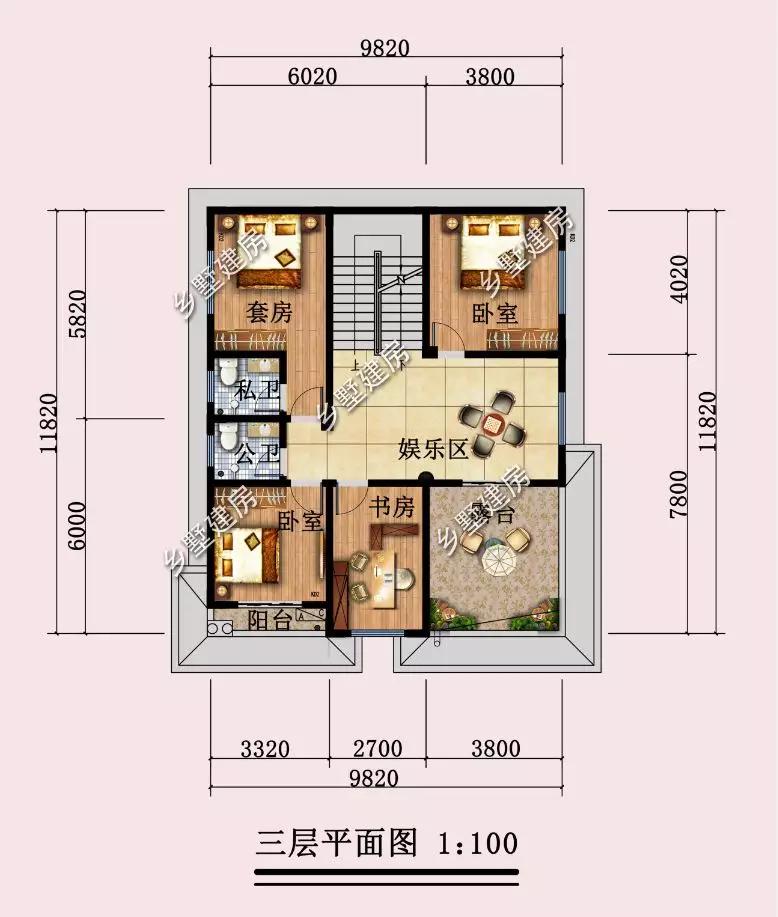 占地121平三层别墅,精致大气,拥有一栋人生就圆满了