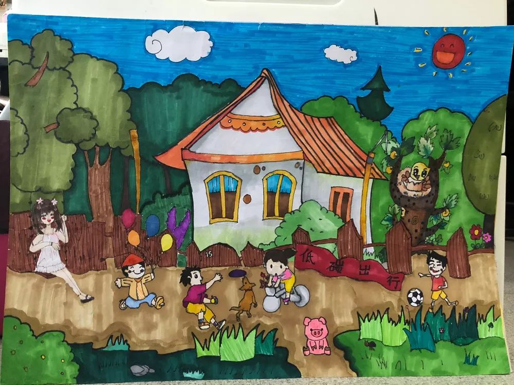 塘栖三小庞逸程 美丽城与荒漠 塘栖三小宋佳航 被绿色包围的美人鱼