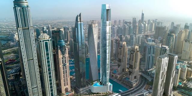迪拜再添新地标!世界最高酒店建筑"ciel酒店"动工