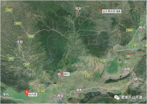 扶风县和延长县实验园卫星地图图片