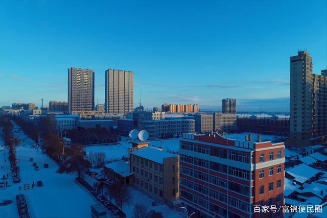 航拍佳木斯市富锦市的雪后美景!美不美你说了算!