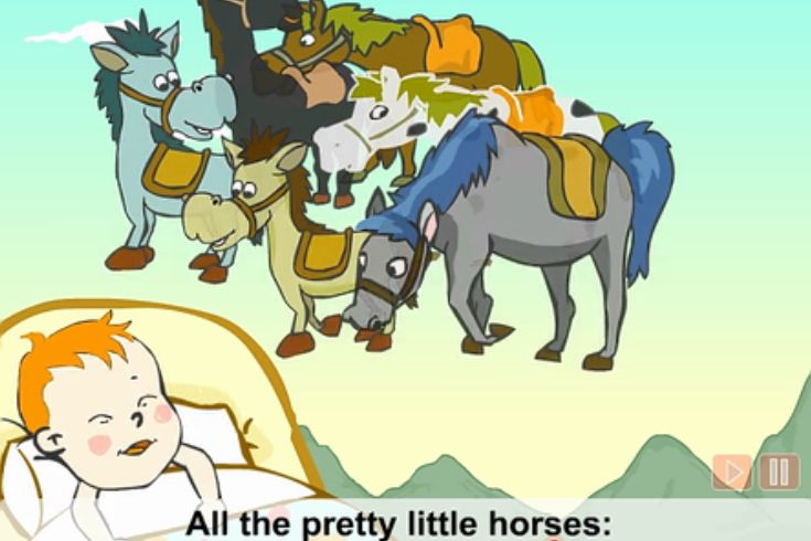 磨耳朵 | 每日童谣——all the pretty little horses