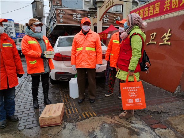 壹基金联合救灾安徽蚌埠伙伴在行动