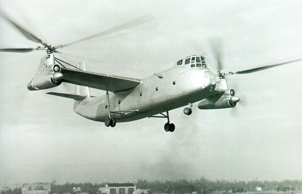 巨型横列式自转旋翼直升机,卡莫夫设计局早期作品卡-22简介