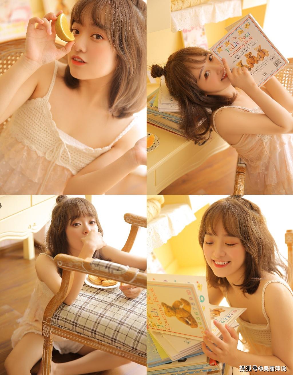 美女写真:甜美俏皮少女柔美性感私房自拍,小姐姐