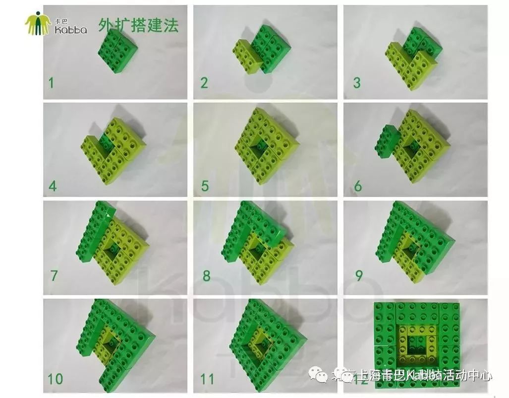 在生活中的应用:互锁结构是利用砖(乐高教具)将上下两层的缝隙互相