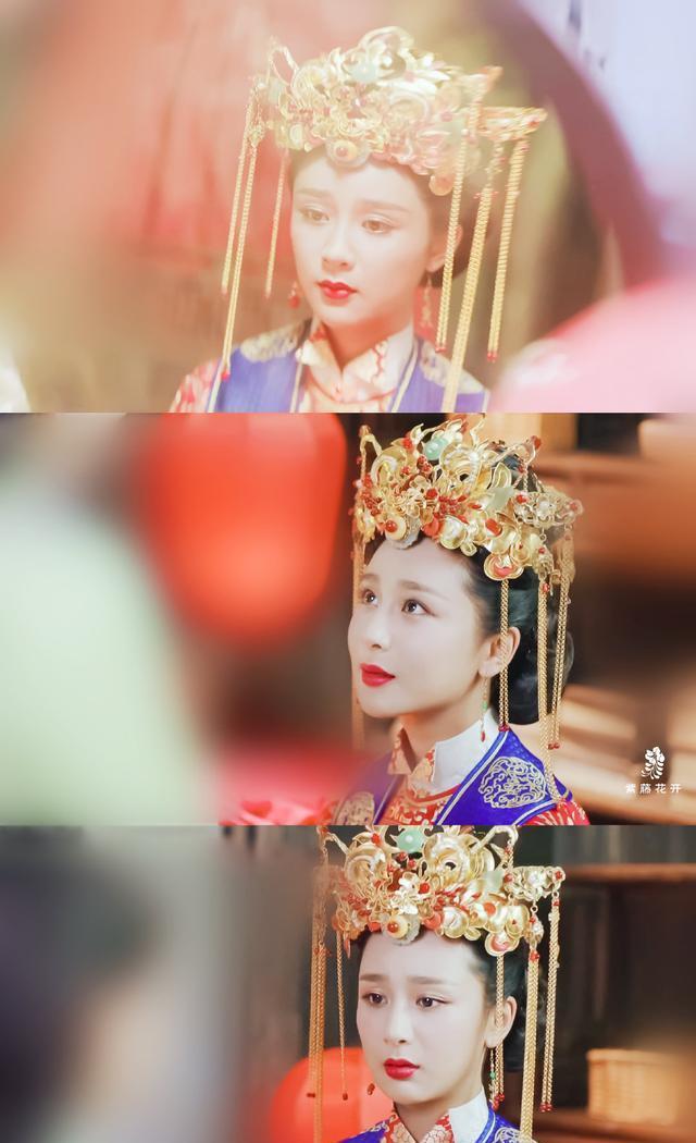 原创杨紫新娘扮相合集在这部戏里穿了四套新娘服