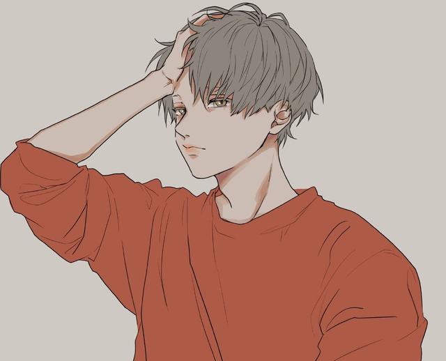 干净帅气的男生插画头像 | (漫画插画)