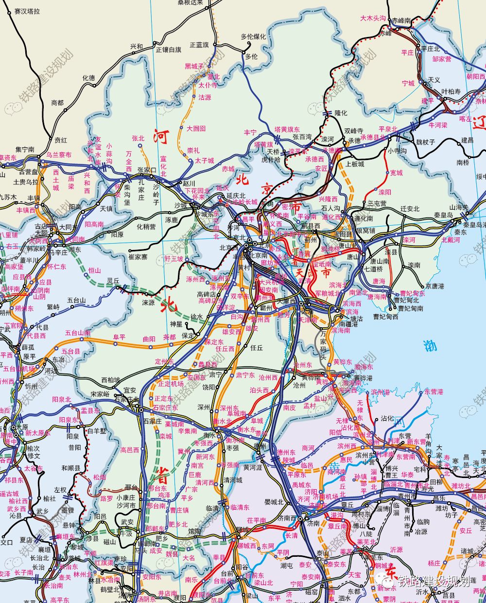 石衡沧港城际铁路计划开工2020年省重点项目计划公布