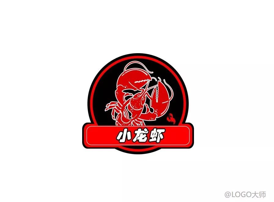 小龙虾店主题logo设计合集鉴赏!