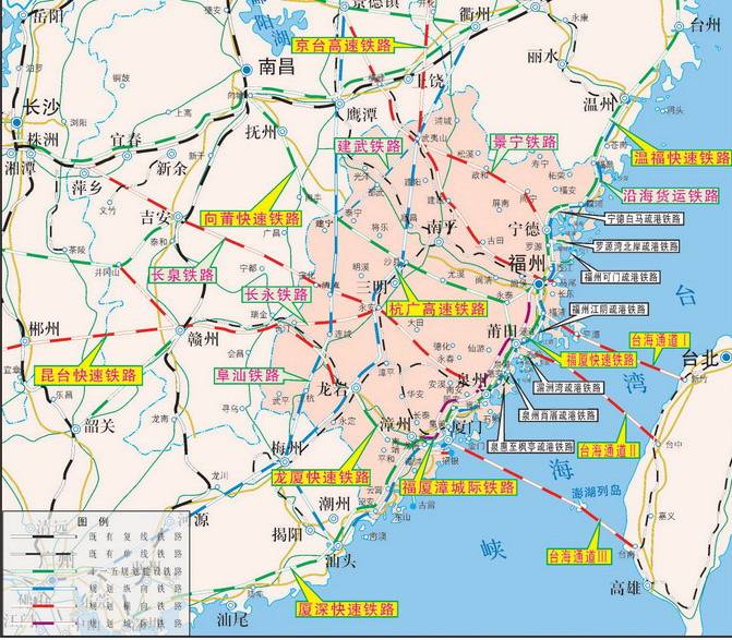 为什么福建没有铁路局