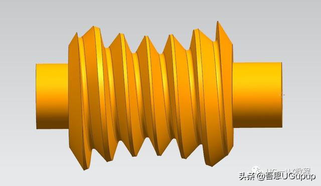 ug建模一个蜗杆方法太简单了