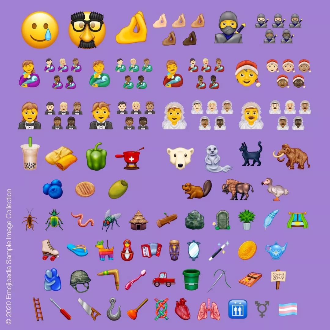 2020年emoji新表情包出炉,我似乎看透了一整年.