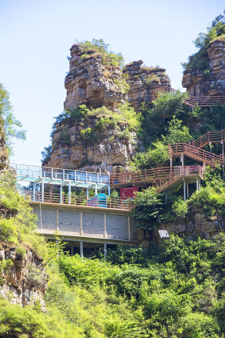 北京房山三渡乐谷银滩玻璃栈道吊桥,高山漂流-搜狐大视野-搜狐新闻