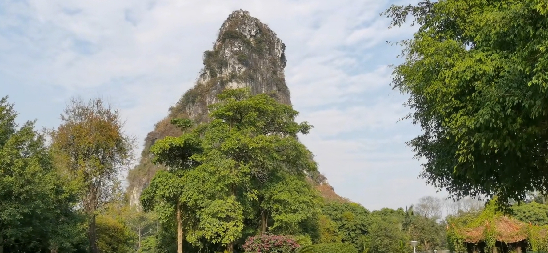 这一座南山公园就是依靠自身得天独厚的自然资源风光打造出广西贵港一