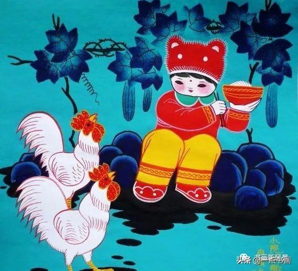 质朴无华,原汁原味——民间绘画作品欣赏