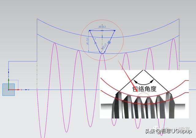 ug建模一个蜗杆方法太简单了