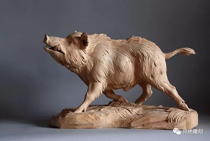 惊绝:动物领域雕刻大师朱塞佩·鲁梅里奥(giuseppe rumerio)木雕动物