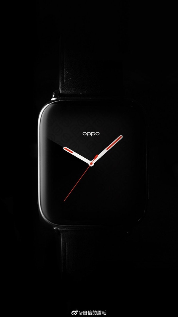 ​OPPO首款智能手表曝光：3D曲面屏，圆角矩形表盘
