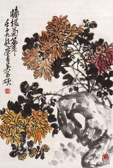 中国画——菊花的绘画技法_手机搜狐网