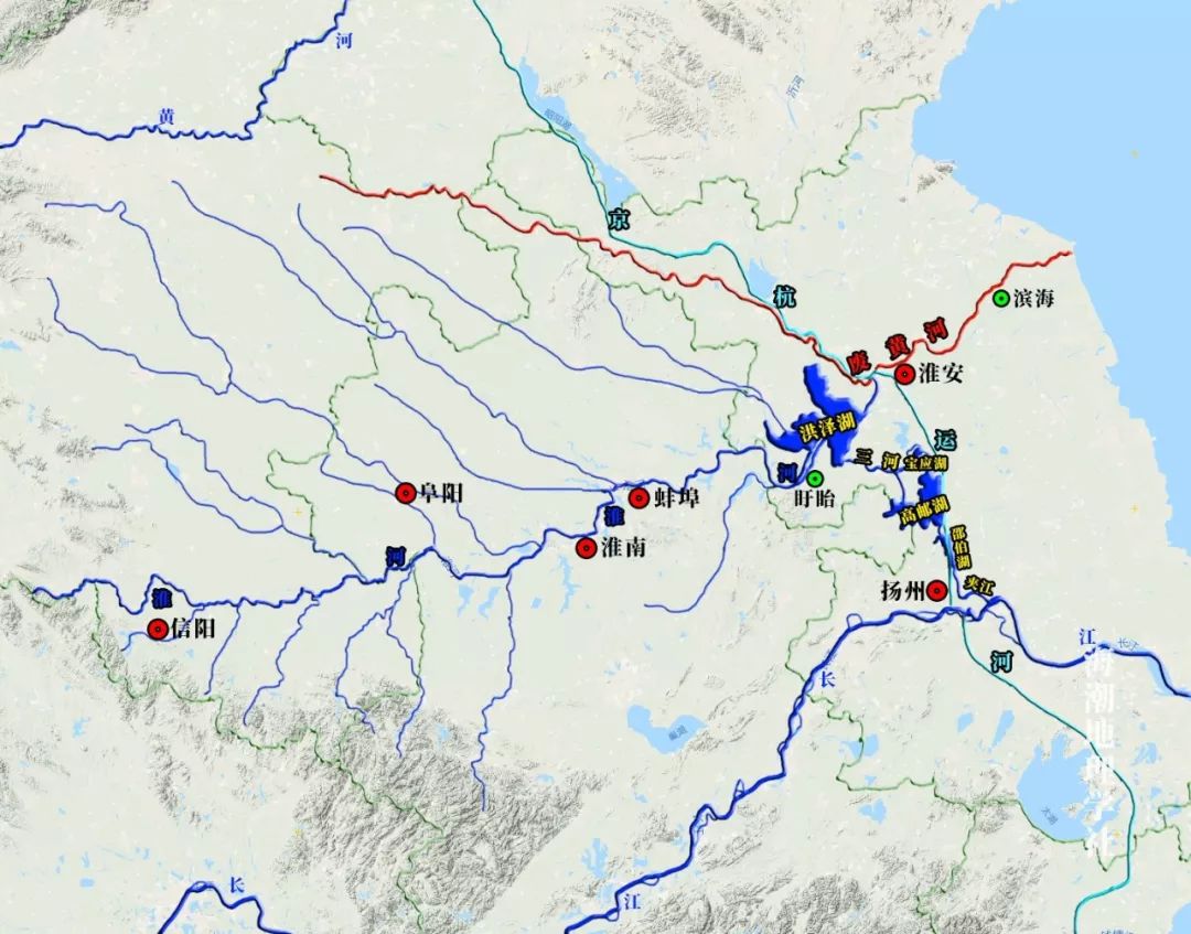 【水利史】缺失入海河道800年,淮河如何流向黄海?