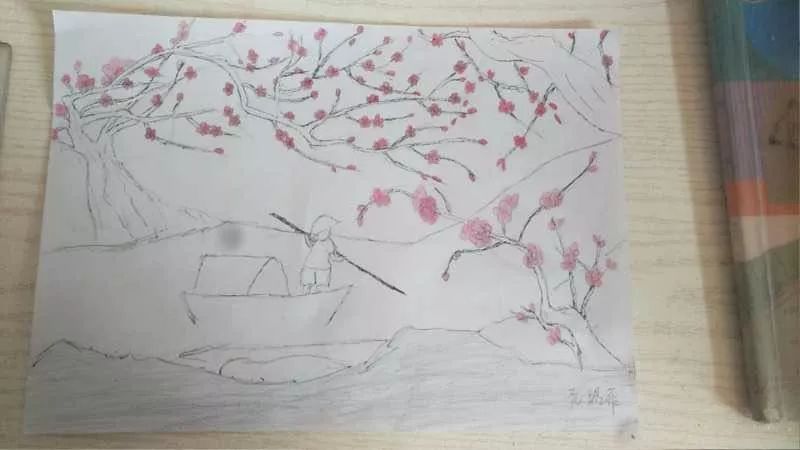 "寻找桃花源,寻找春色"优秀手抄报展示——河北省博野