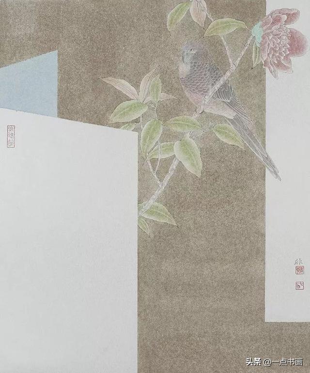 一花一世界,一树一菩提——韩非 国画欣赏_工笔