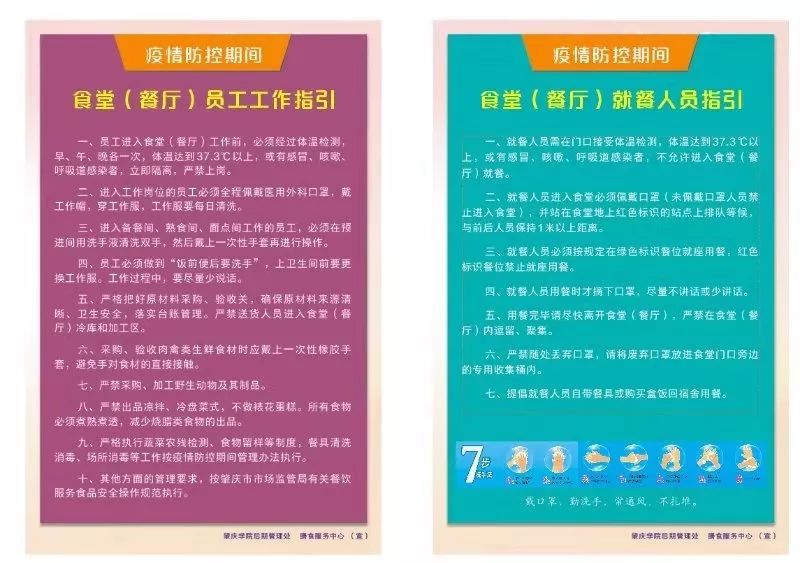 指引等,为疫情防控期间后勤服务工作提供了组织、制度保障和工作指引。