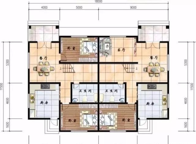 4款经典双拼别墅建一栋全村都来围观