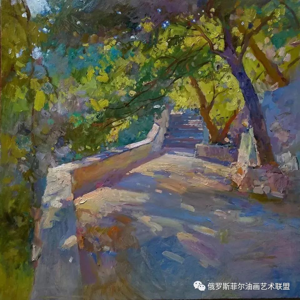 俄罗斯艺术家谢尔盖斯维里多夫油画作品欣赏