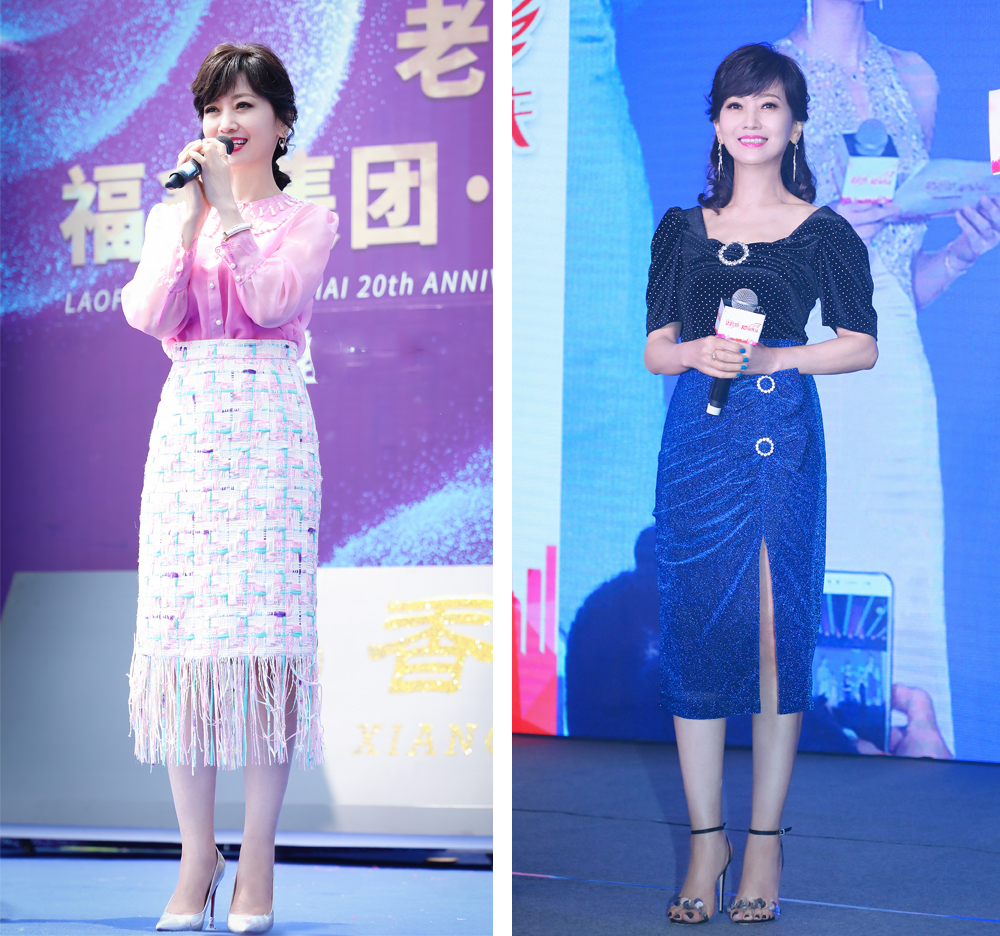 66岁赵雅芝保养得真好,红唇美艳电眼迷人,宽松针织裙难挡好身材