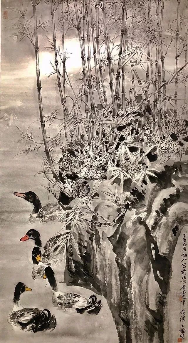 丹青妙笔气韵生动青年艺术家王福生花鸟作品欣赏