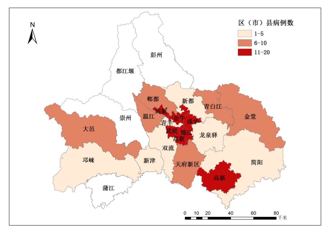 成都市各区(市)县确诊病例分布表!都江堰0确诊上