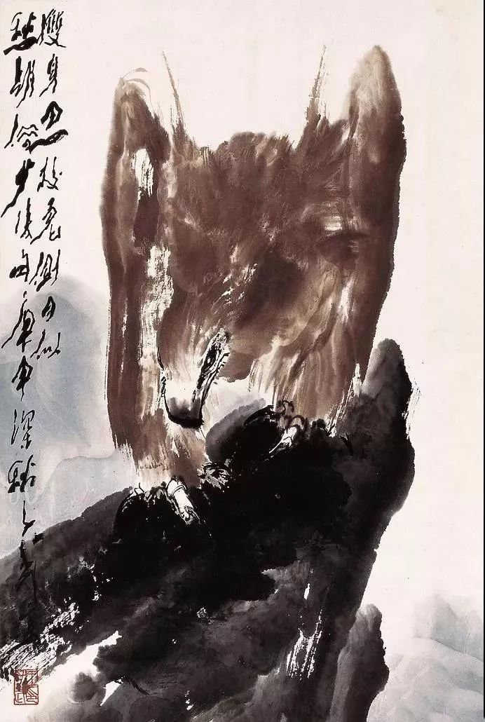 王子武画鹰