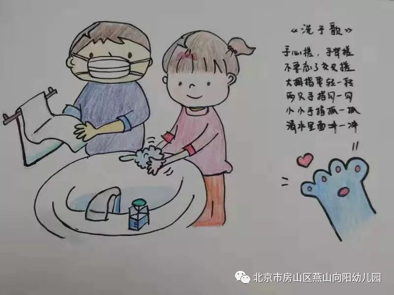 面对疫情 孩子们"有画说" ——向阳幼儿园开展 "家园携手 笔尖战疫情"