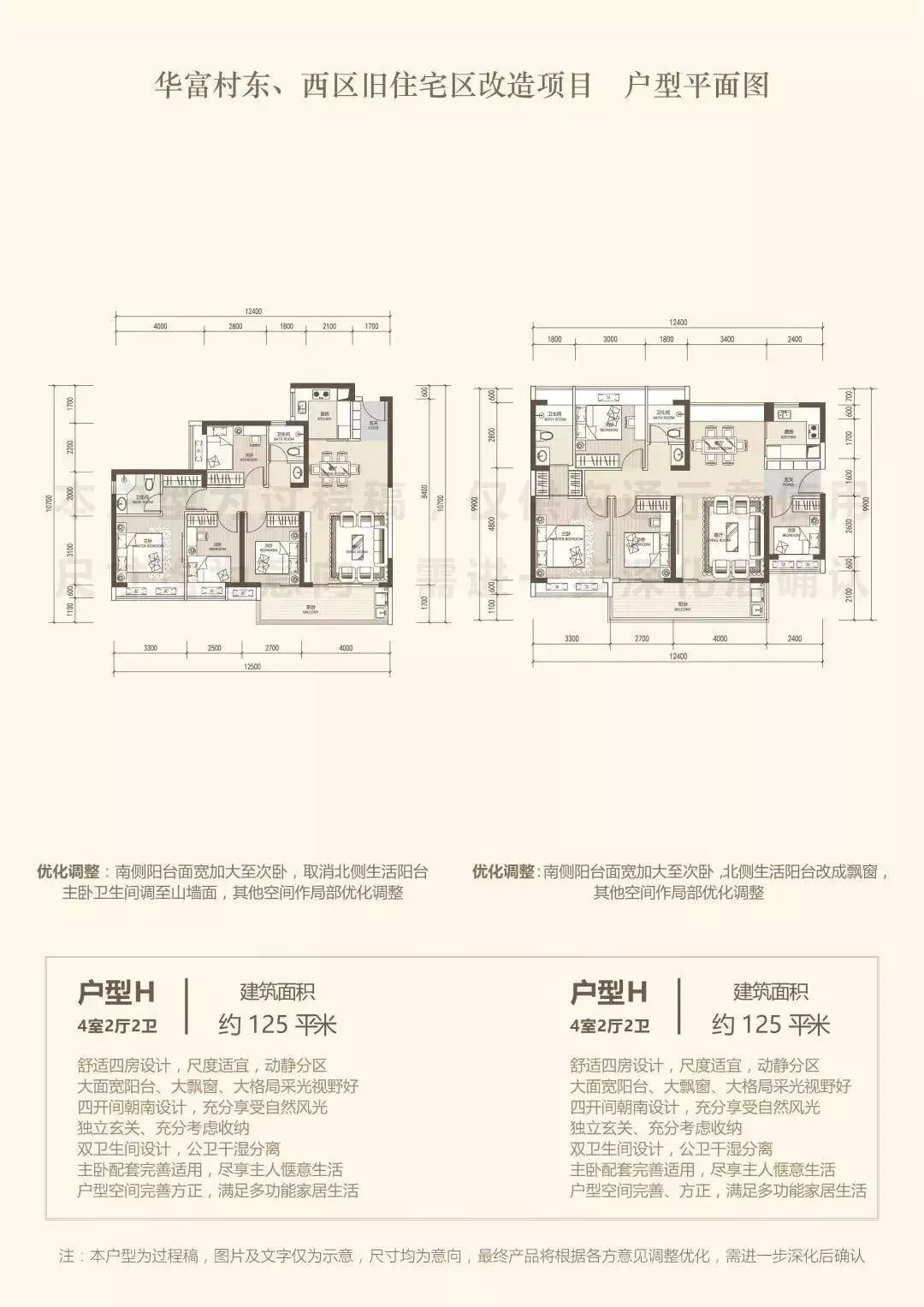 定了华富村地标塔350米85150平11种户型图曝光