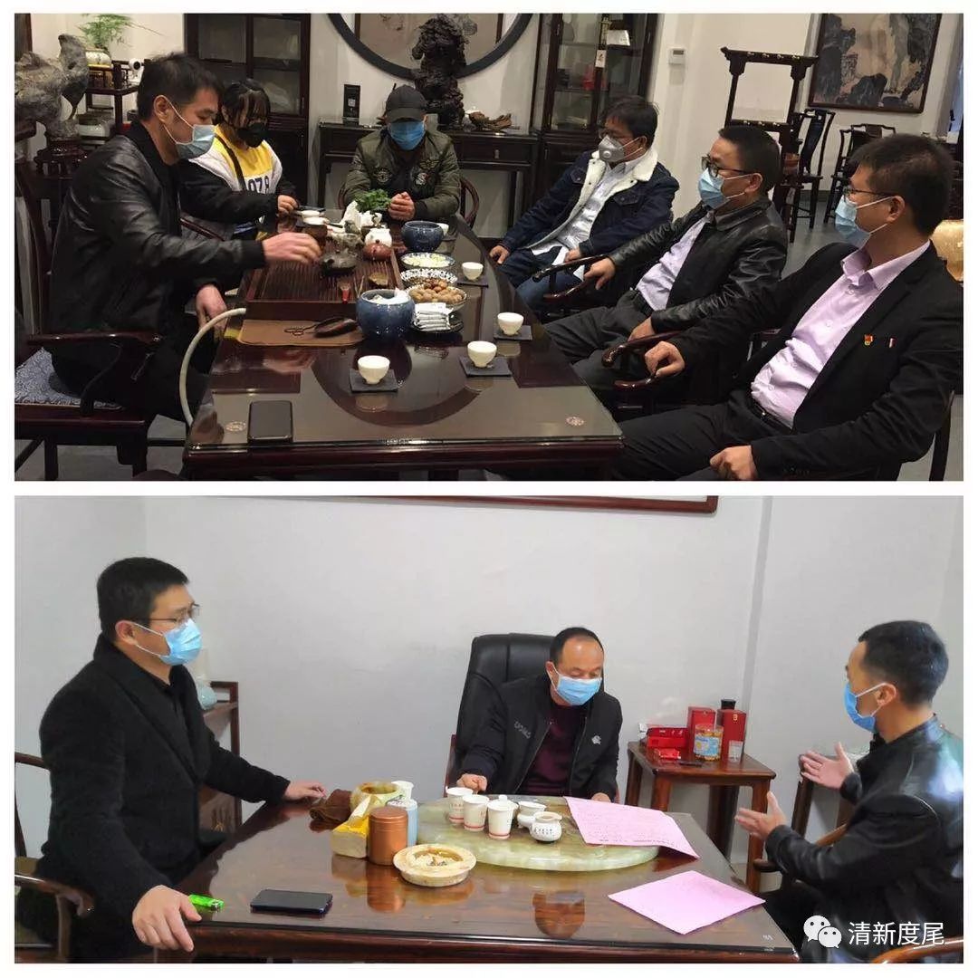 县委常委,组织部部长陈志挺到度尾调研指导企业复工复产工作