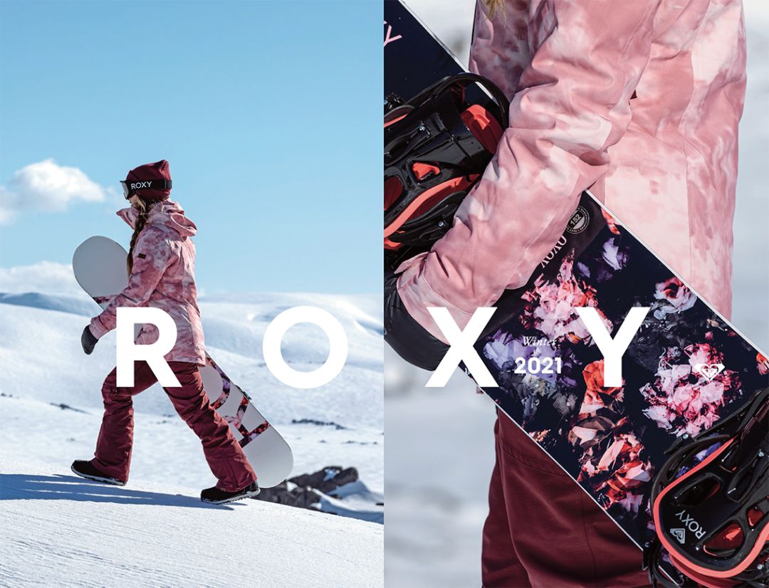 roxy2021为所有爱滑雪的女生打造最好的单板畅享大山雪浪