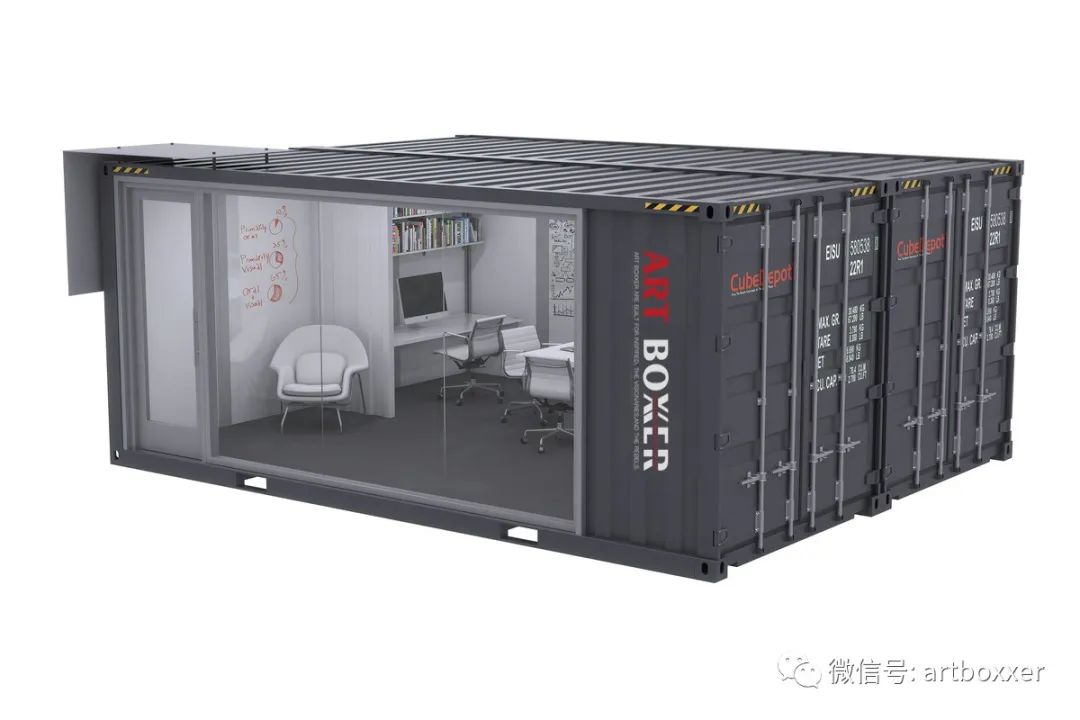 2020集装箱式办公室创意设计方案(一),工业风十足_上海集装客