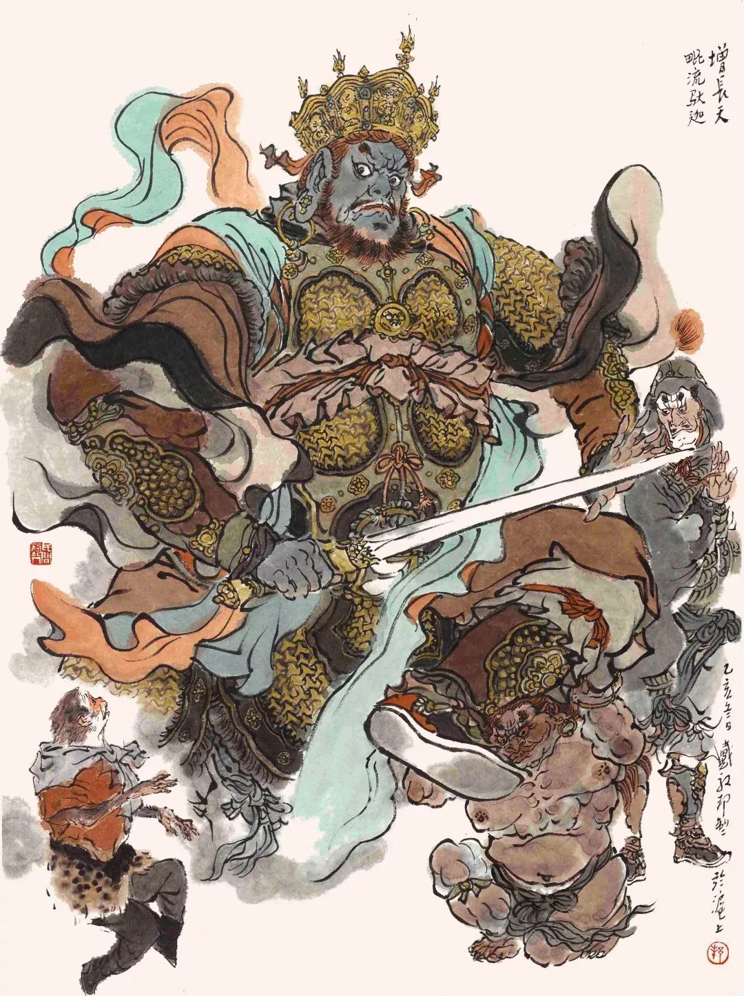 戴敦邦抗疫新作赏析 | 尚玉大家-搜狐大视野-搜狐新闻