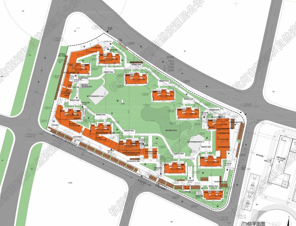 【一周规划】新希望萧山科技城项目公示,拟建12幢高层