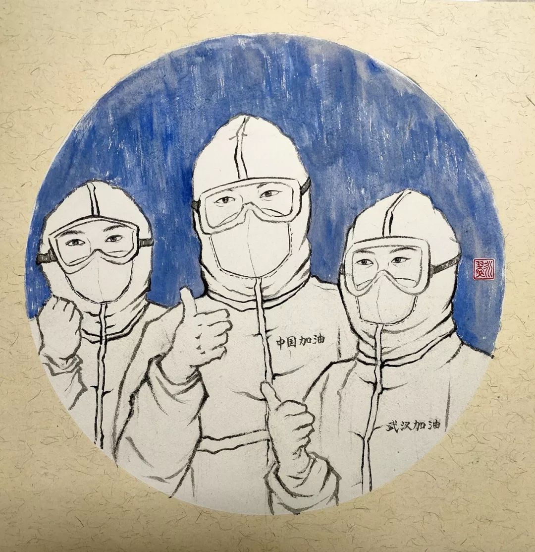 艺起抗疫职教中心抗疫主题作品精选